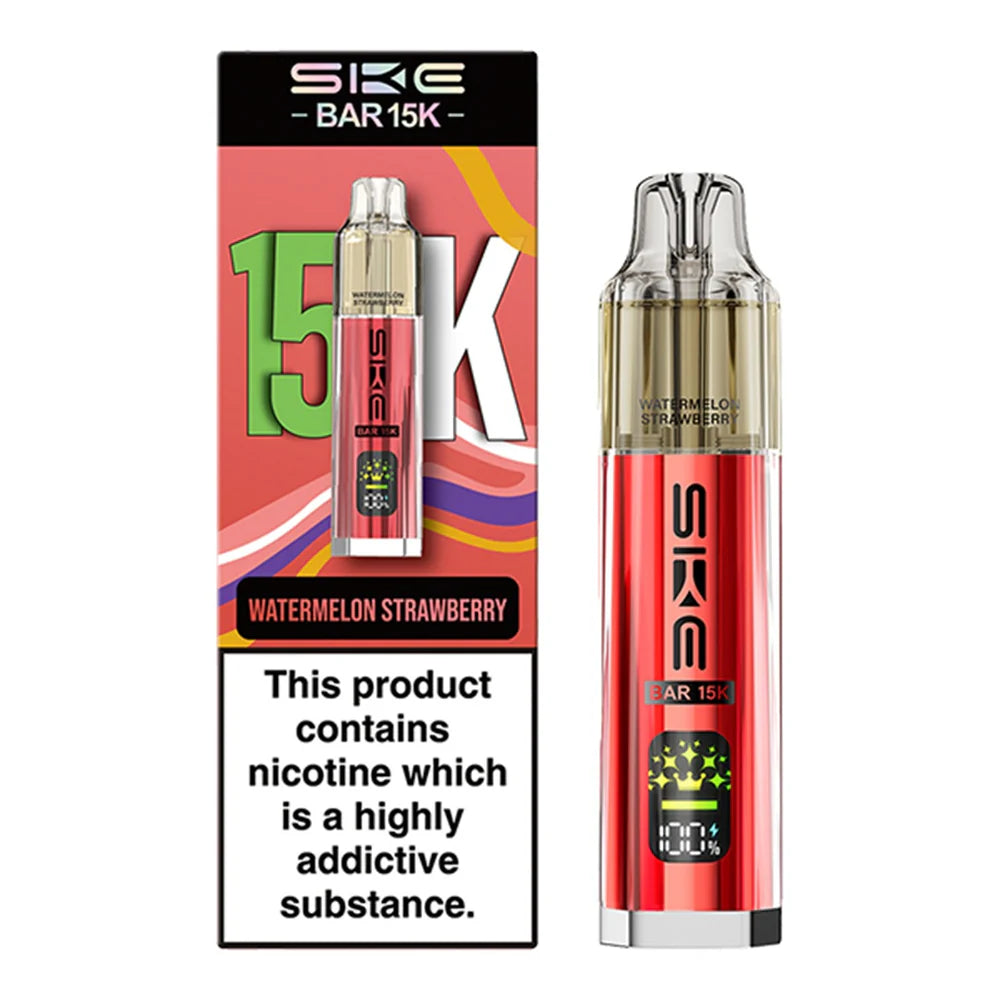 SKE Bar 15K Prefilled Vape Kit Watermelon Strawberry