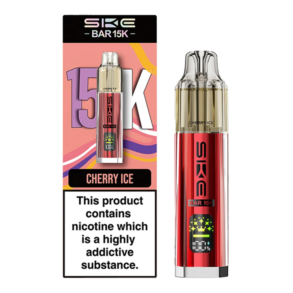 SKE Bar 15K Prefilled Vape Kit Cherry Ice