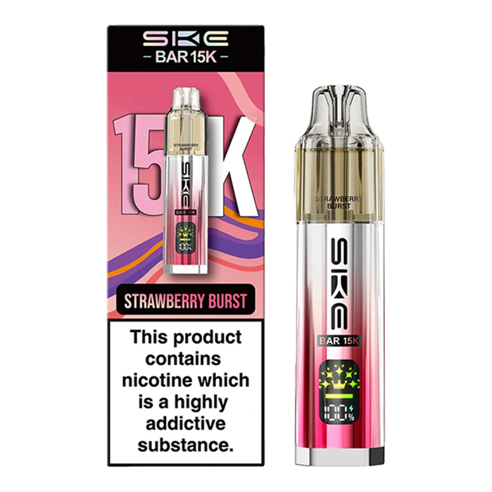SKE Bar 15K Prefilled Vape Kit Strawberry Burst