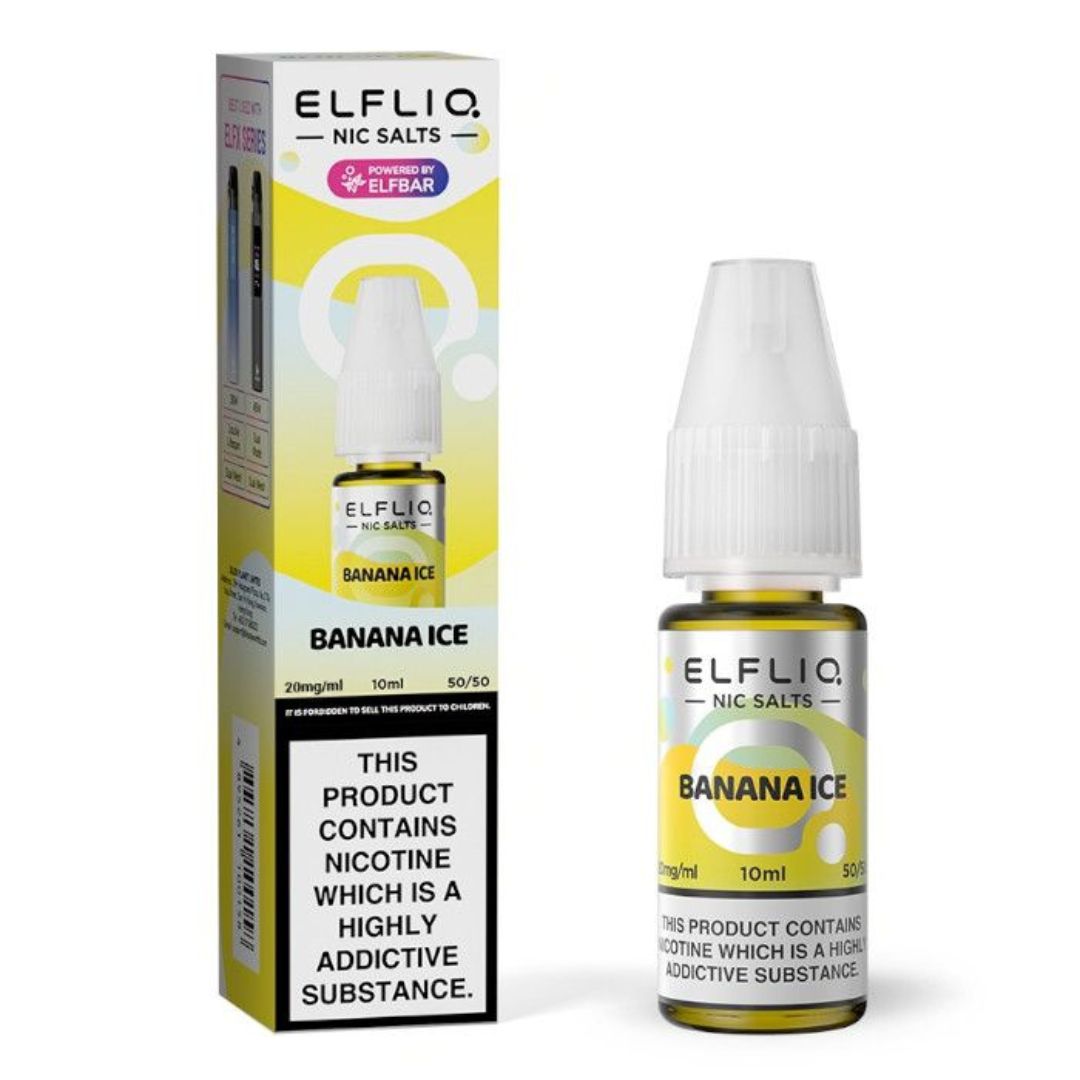 ELFLIQ Banana Ice Nic Salt 10ml