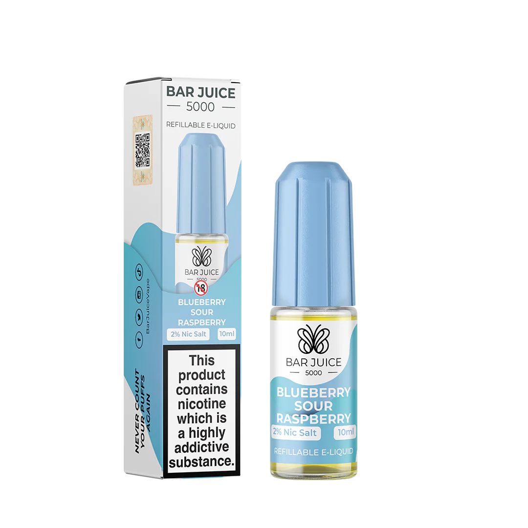Bar Juice Blueberry Sour Raspberry Nic Salt 10ml