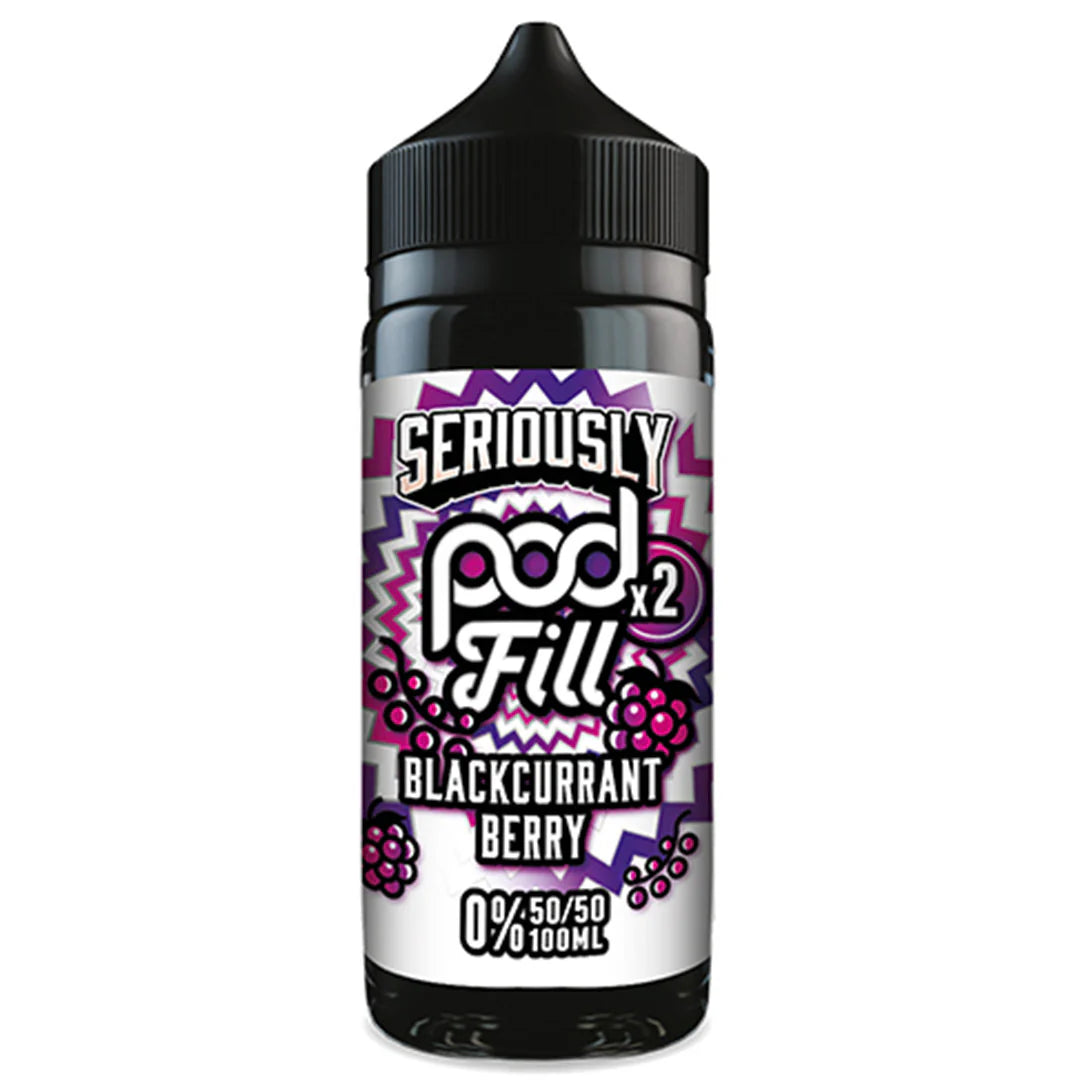 Seriously Pod Fill x2 Blackcurrant Berry 100ml Shortfill