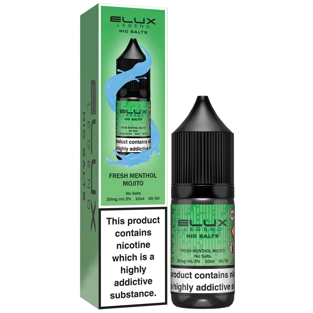 Fresh Menthol Mojito Elux Legend Nic Salt 10ml