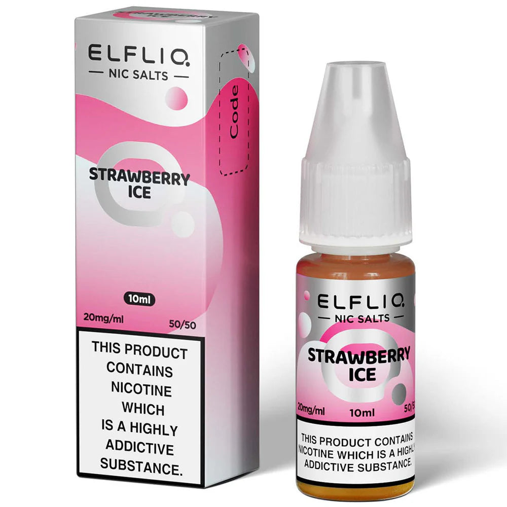 ELFLIQ Strawberry Ice Nic Salt 10ml