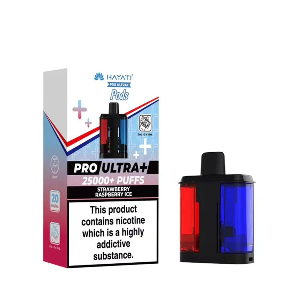 Hayati Pro Ultra Plus Refill Pack Strawberry Raspberry Ice