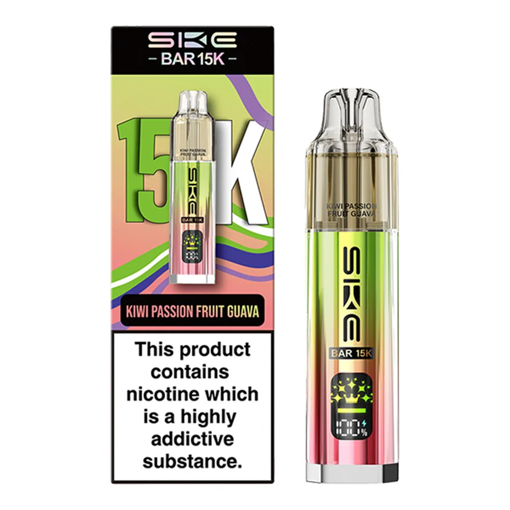 SKE Bar 15K Prefilled Vape Kit Kiwi Passion Fruit Guava