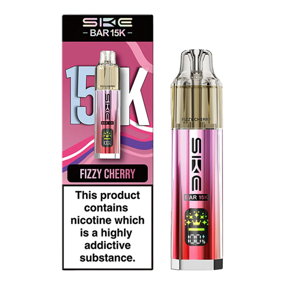 SKE Bar 15K Prefilled Vape Kit Fizzy Cherry