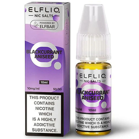 ELFLIQ Blackcurrant Aniseed Nic Salt 10ml