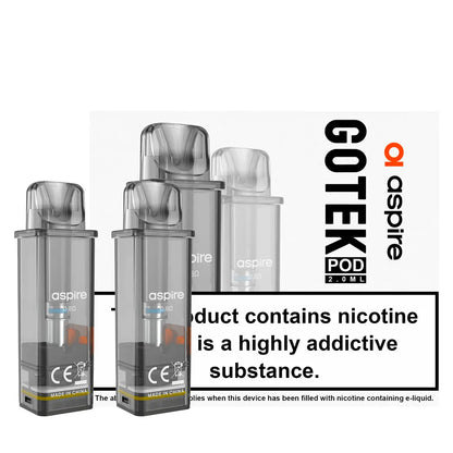 Aspire Gotek Replacement Pods 2Pk