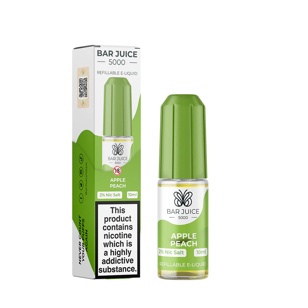 Bar Juice Apple Peach Nic Salt 10ml