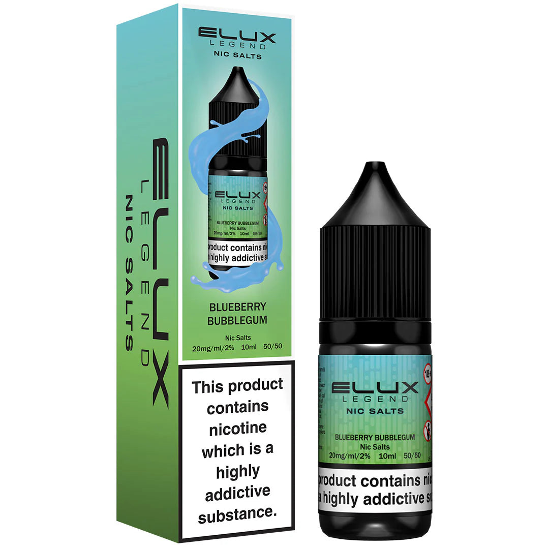 Blueberry Bubblegum Elux Legend Nic Salt 10ml