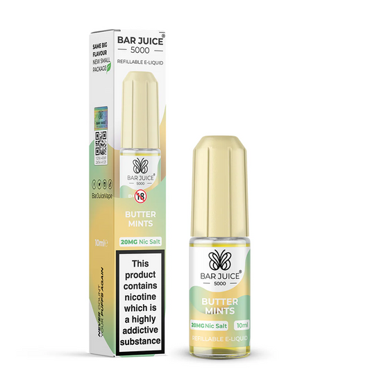 Bar Juice Butter Mints Nic Salt 10ml