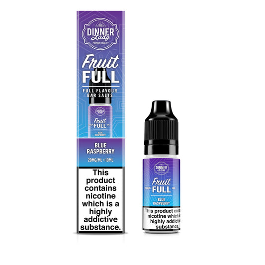 Blue Raspberry Dinner Lady Nic Salt 10ml