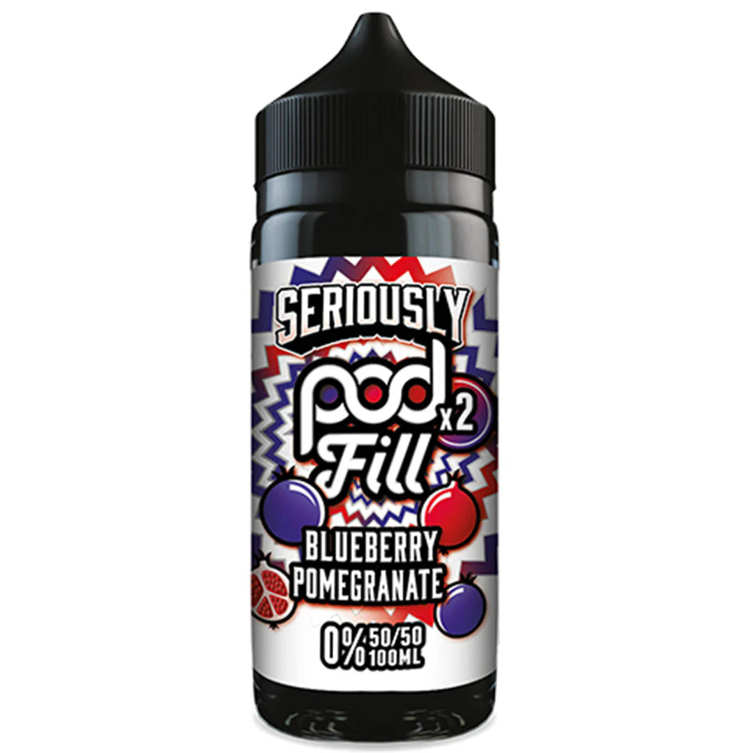 Seriously Pod Fill x2 Blueberry Pomegranate 100ml Shortfill