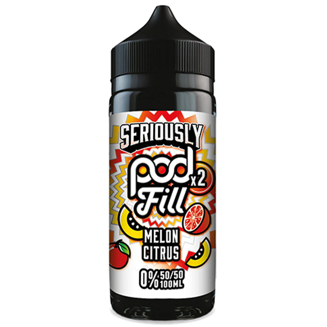Seriously Pod Fill x2 Melon Citrus 100ml Shortfill