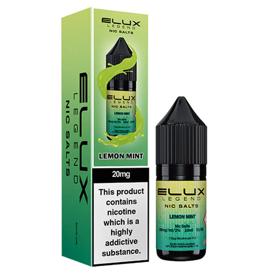 Lemon Mint Elux Legend Nic Salt 10ml
