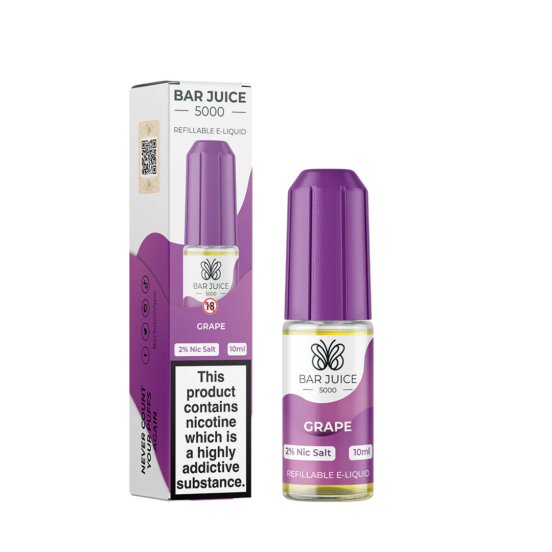 Bar Juice Grape Nic Salt 10ml