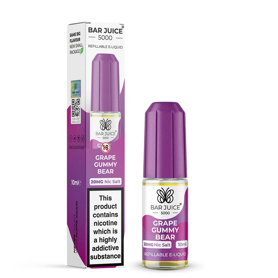 Bar Juice Grape Gummy Bear Nic Salt 10ml