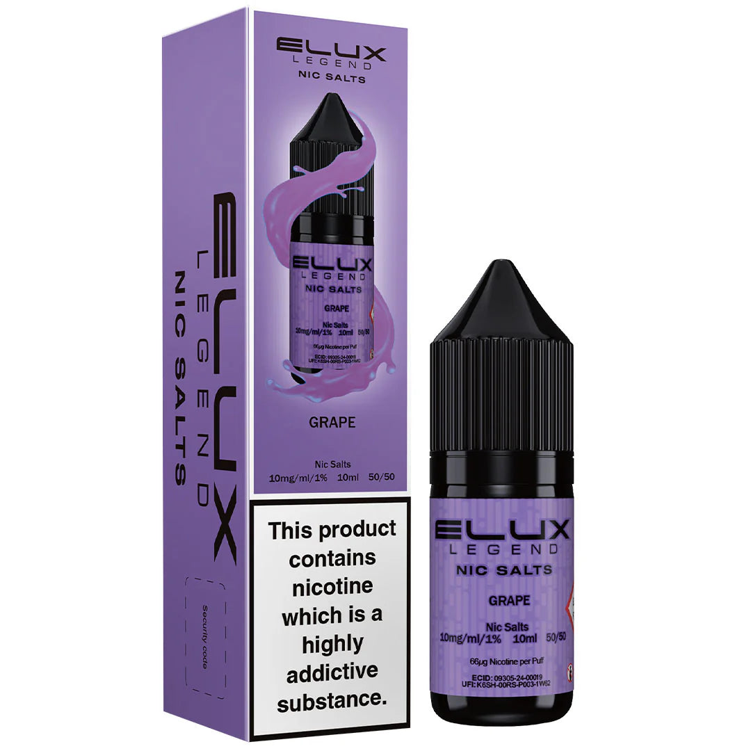 Grape Elux Legend Nic Salt 10ml