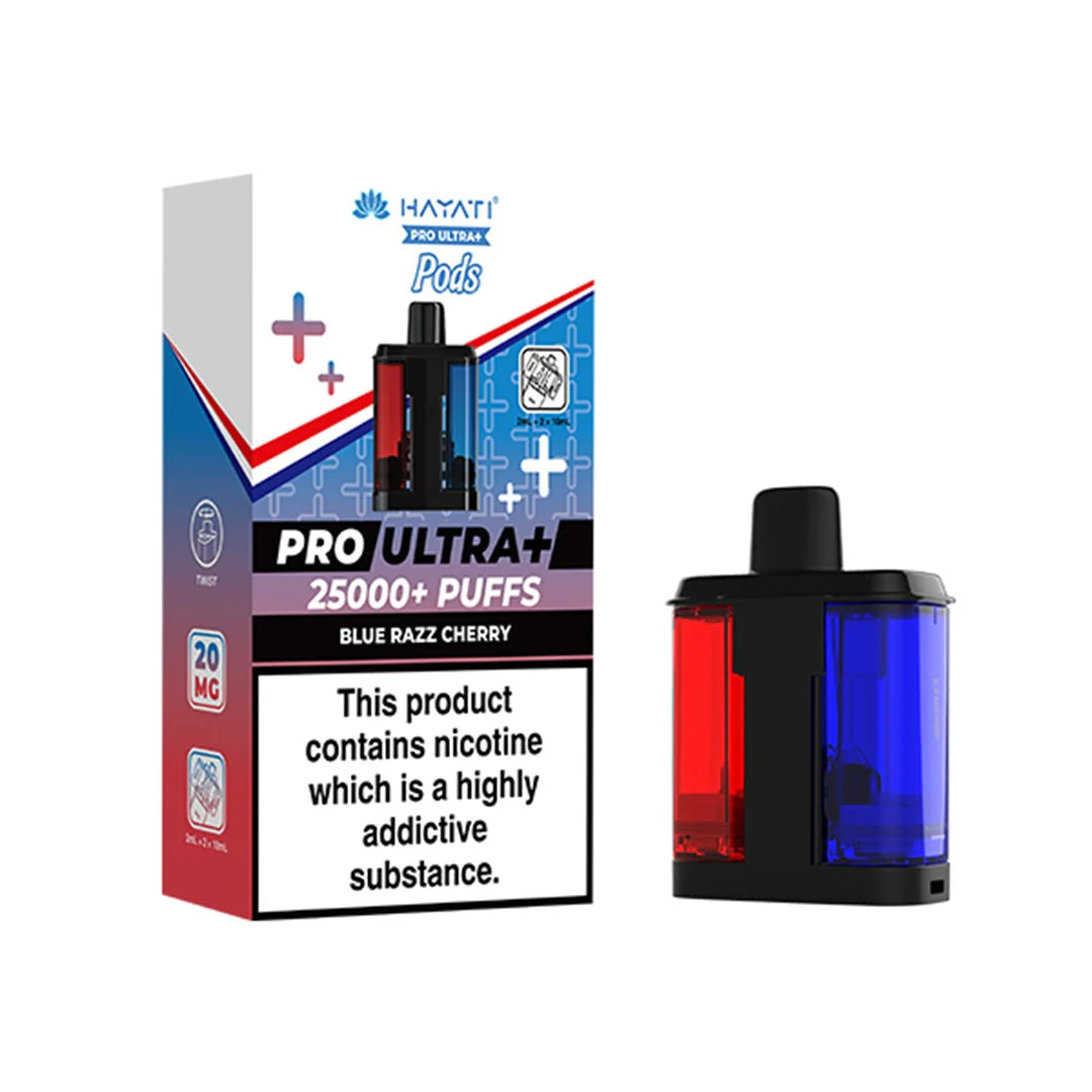 Hayati Pro Ultra Plus Refill Pack Blue Razz Cherry