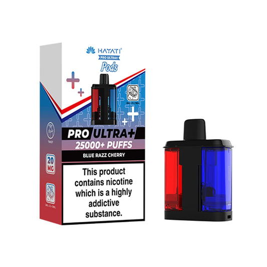 Hayati Pro Ultra Plus Refill Pack Blue Razz Cherry