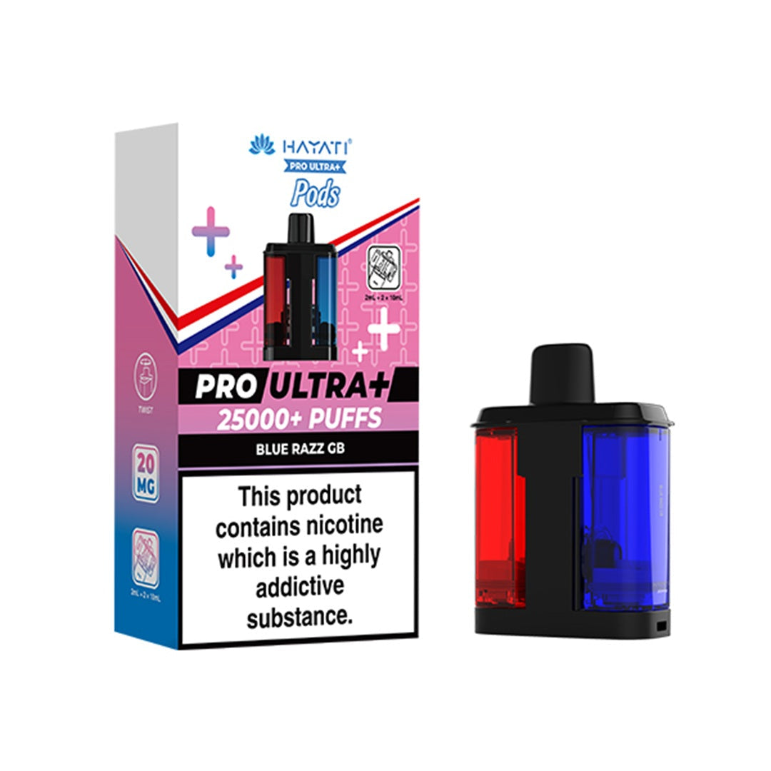 Hayati Pro Ultra Plus Refill Pack Blue Razz GB