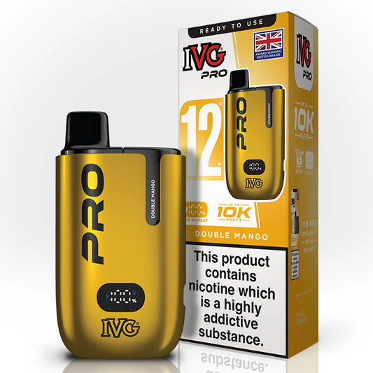 IVG Pro 12 10k Double Mango Prefilled Pod Vape Kit