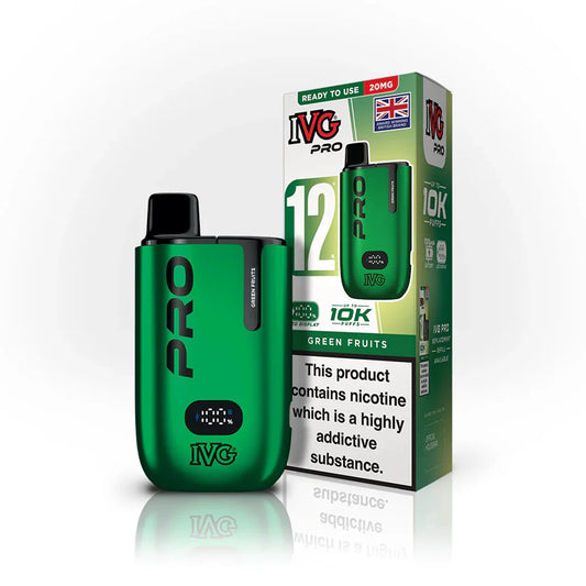 IVG Pro 12 10k Green Fruits Prefilled Pod Vape Kit