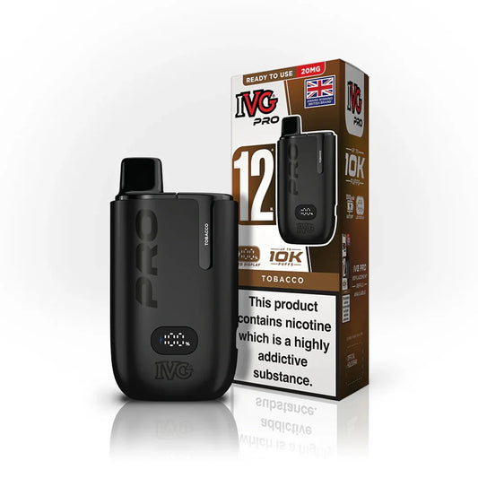 IVG Pro 12 10k Tobacco Prefilled Pod Vape Kit