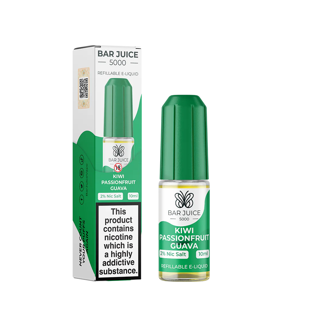 Bar Juice Kiwi Passionfruit Guava Nic Salt 10ml