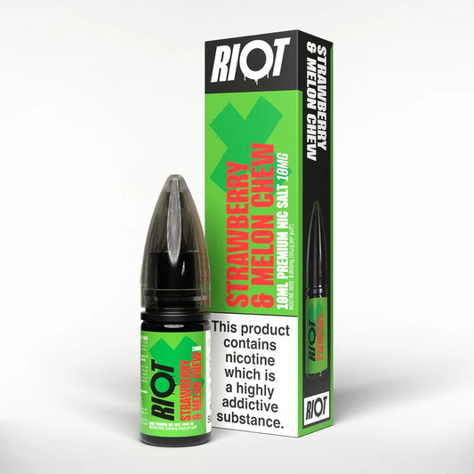RIOT X Strawberry Melon Chew Nic Salt 10ml