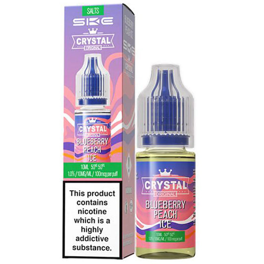 Blueberry Peach Ice Nic Salt by SKE Crystal Original 10ml