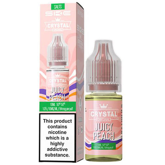 Juicy Peach Nic Salt by SKE Crystal Original 10ml