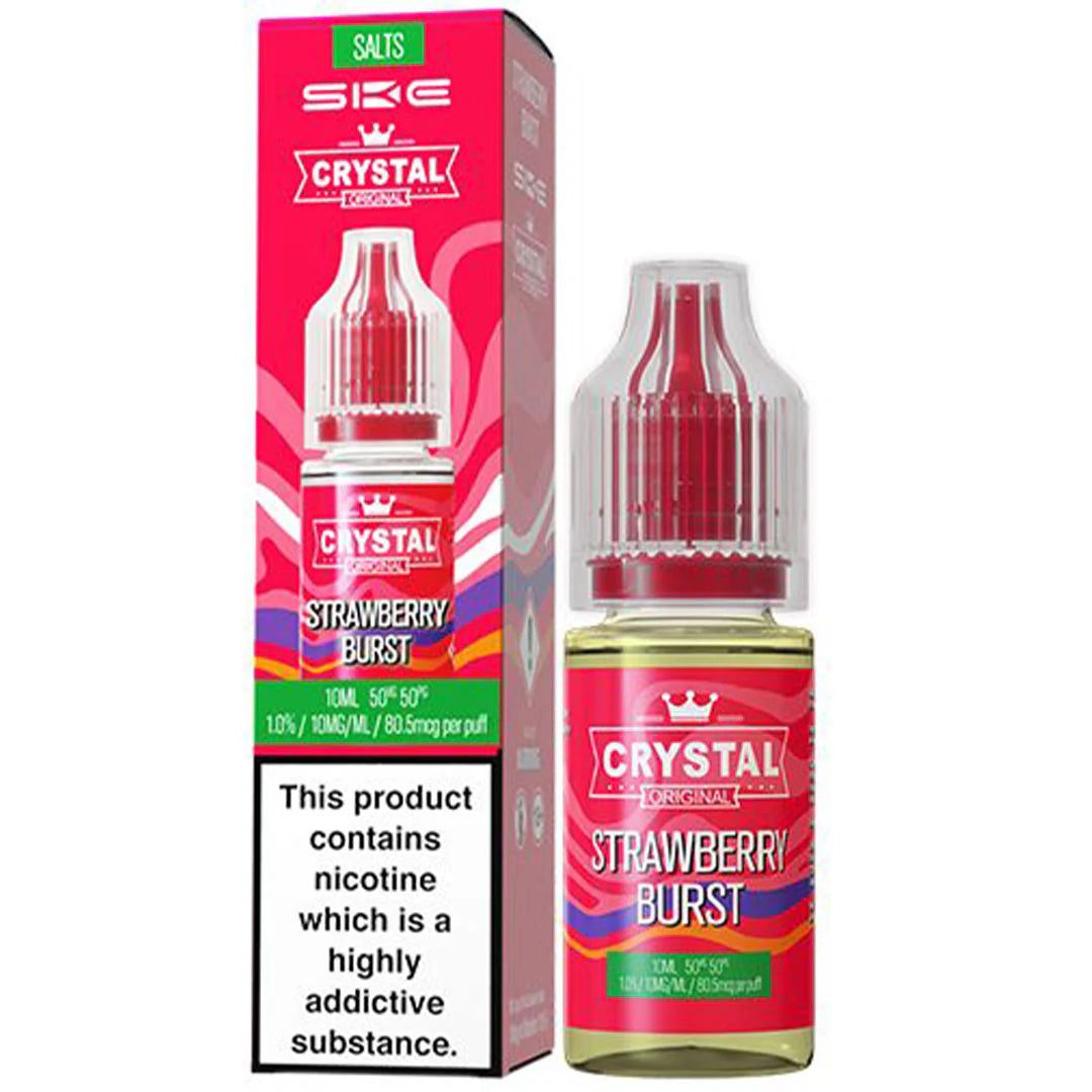 Strawberry Burst Nic Salt by SKE Crystal Original 10ml