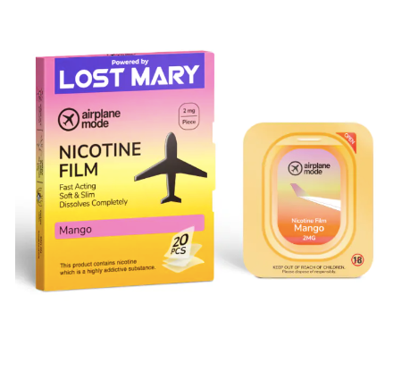 Lost Mary Airplane Mode Nicotine Film Strips - Mango - 20PK