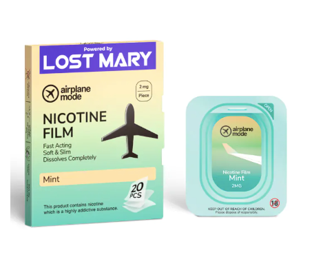 Lost Mary Airplane Mode Nicotine Film Strips - Mint - 20PK