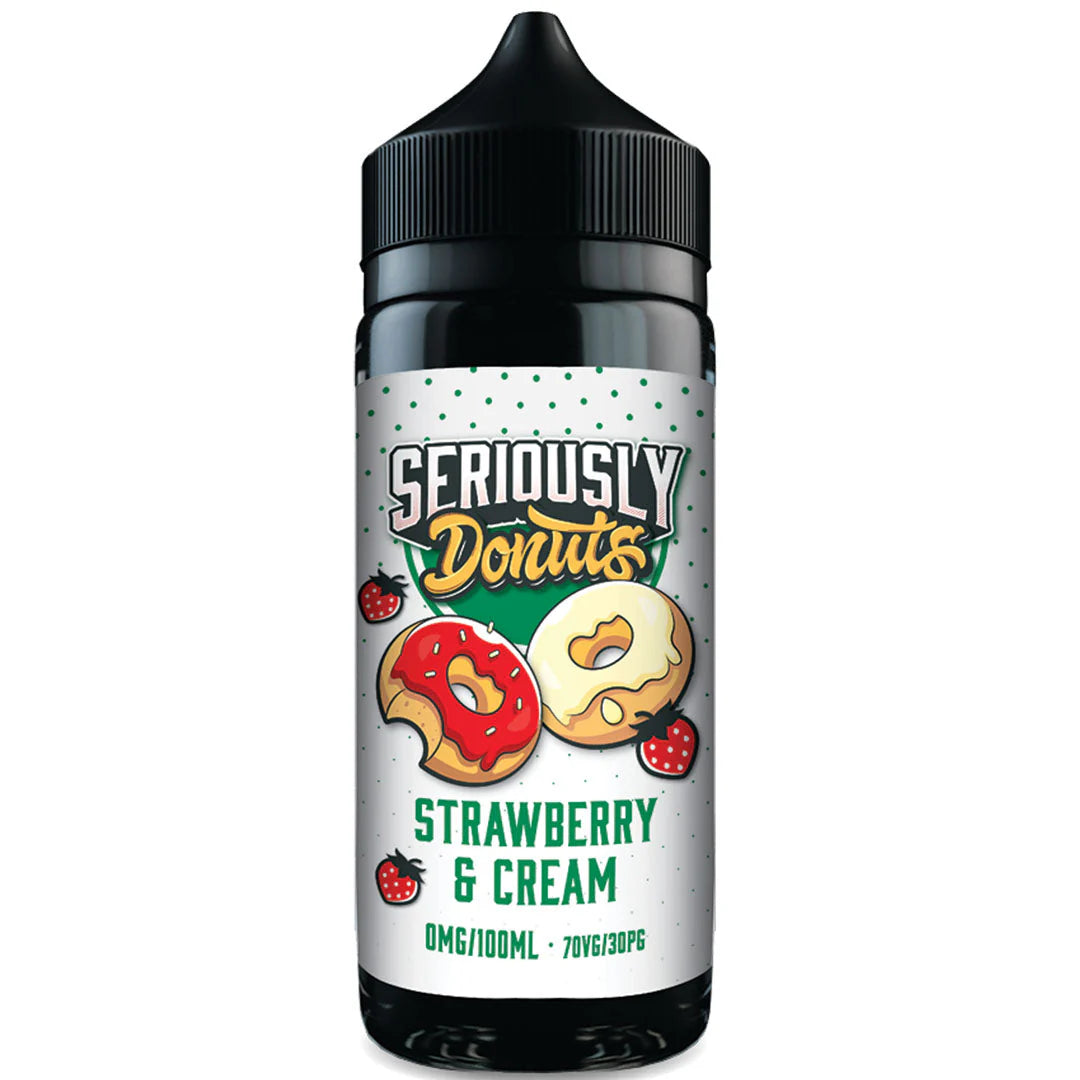 Seriously Donuts Strawberry & Cream 100ml Shortfill