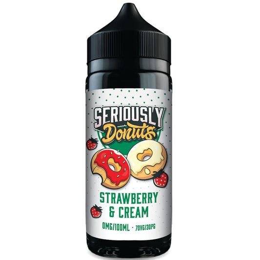 Seriously Donuts Strawberry & Cream 100ml Shortfill