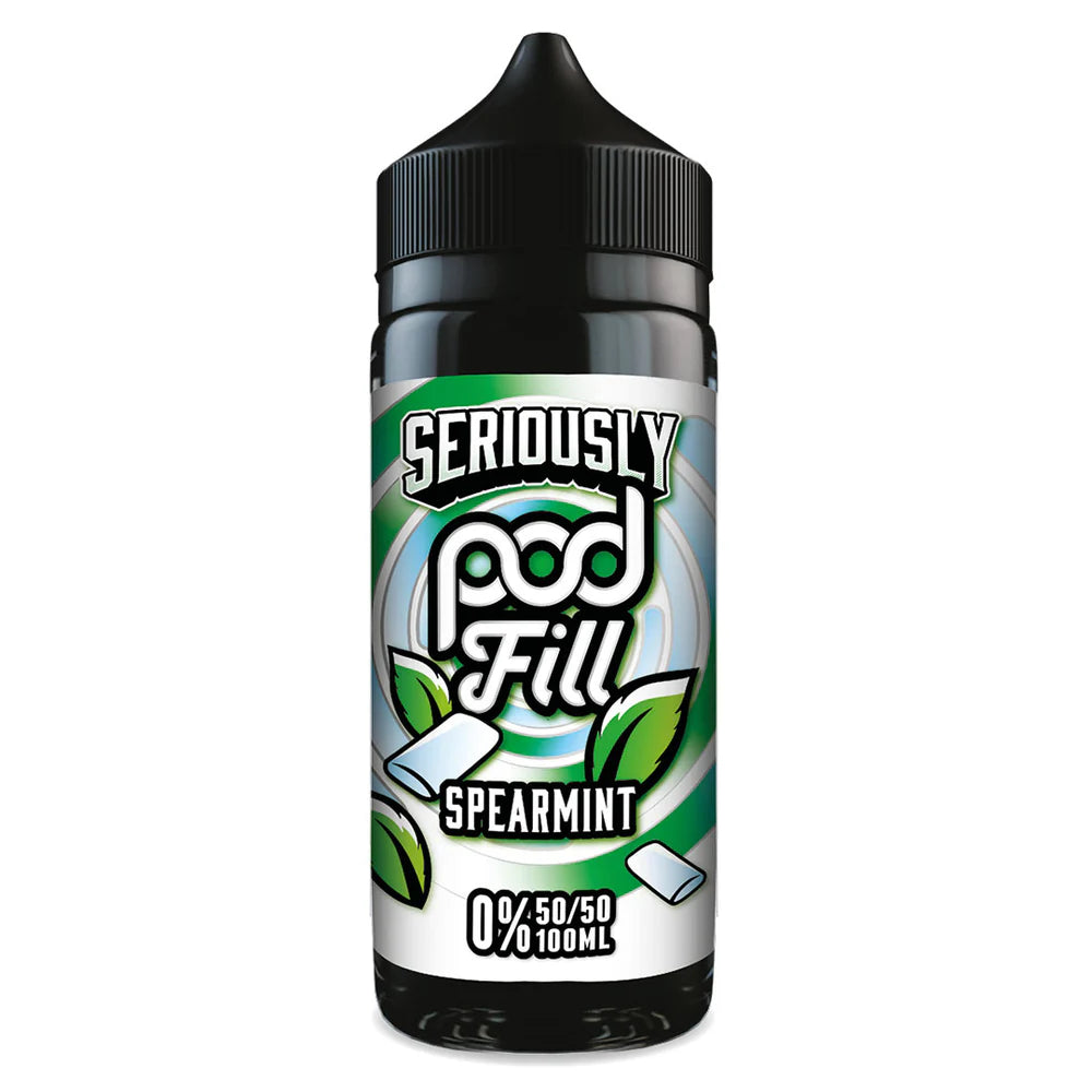 Seriously Pod Fill Spearmint 100ml Shorfill