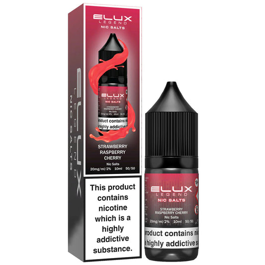 Strawberry Raspberry Cherry Elux Legend Nic Salt 10ml