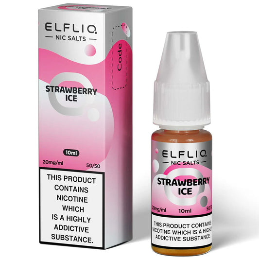 ELFLIQ Strawberry Ice Nic Salt 10ml