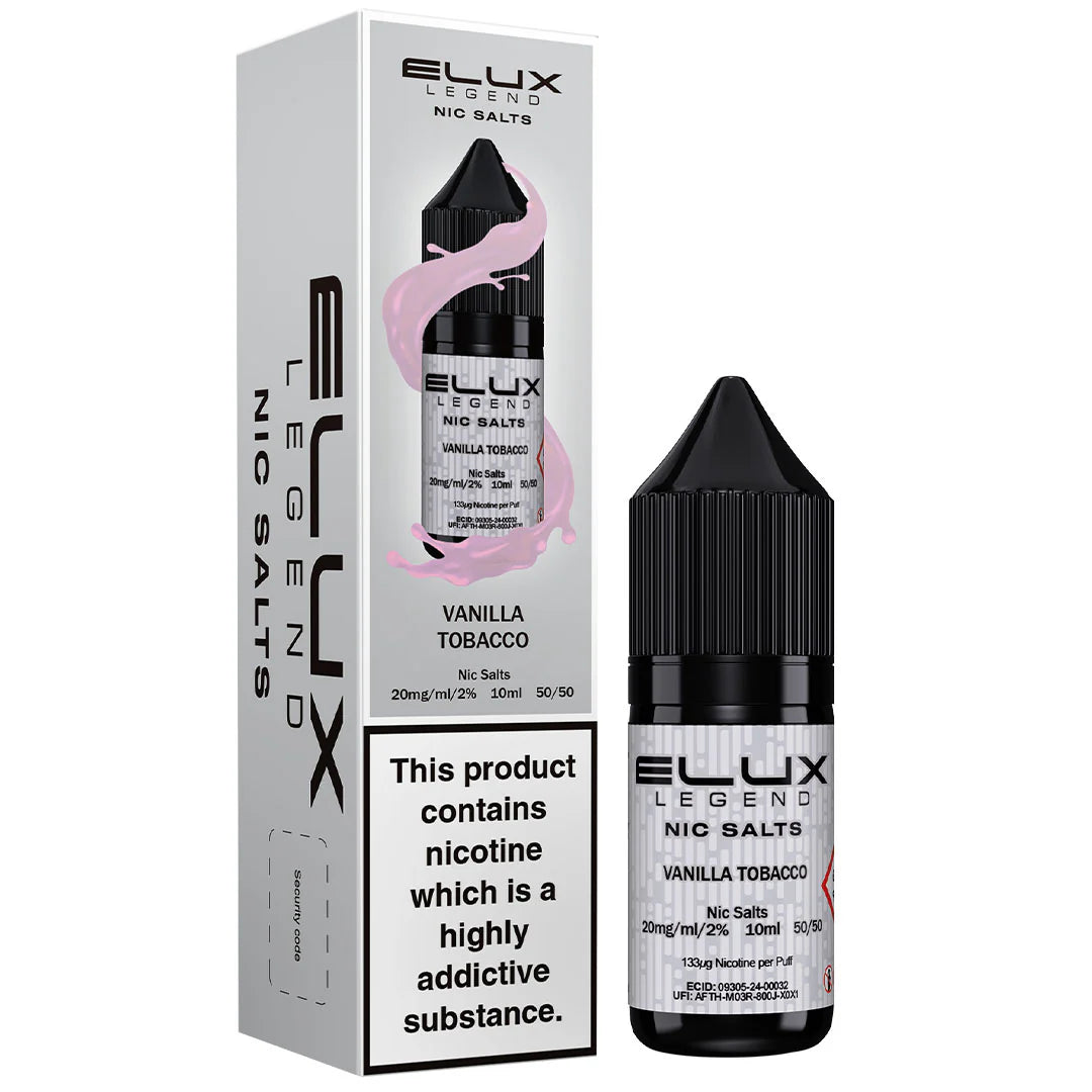 Vanilla Tobacco Elux Legend Nic Salt 10ml