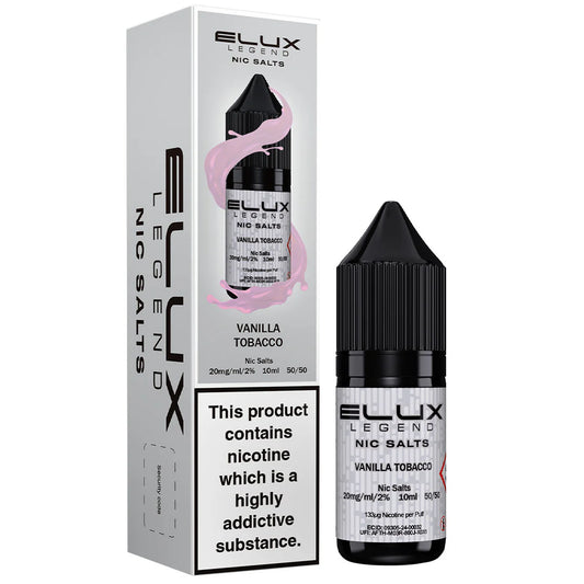 Vanilla Tobacco Elux Legend Nic Salt 10ml