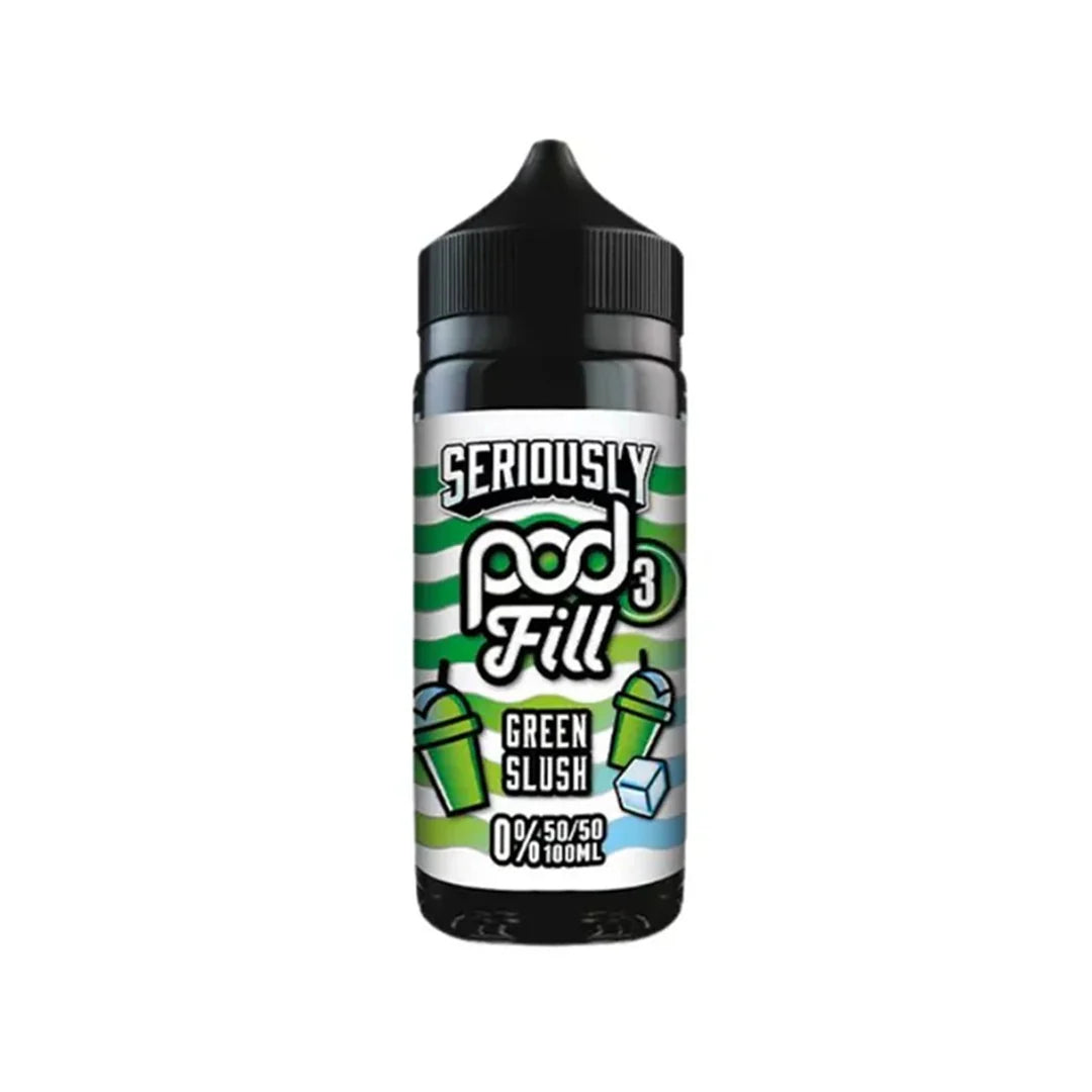 Seriously Pod Fill 3 Green Slush 100ml Shortfill