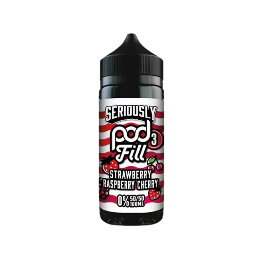 Seriously Pod Fill 3 Strawberry Raspberry Cherry 100ml Shortfill