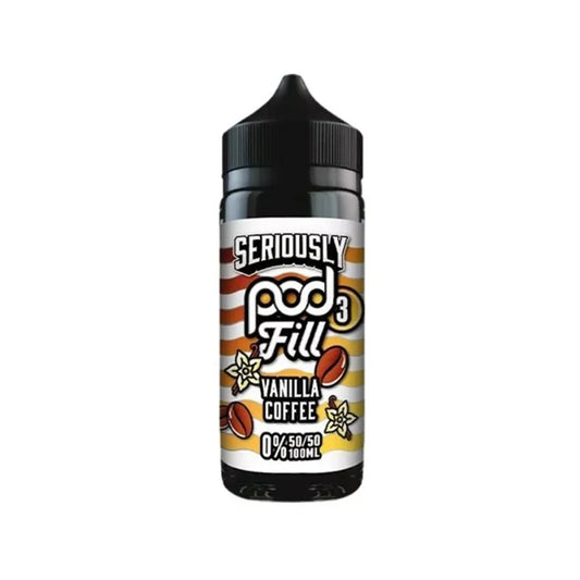 Seriously Pod Fill 3 Vanilla Coffee 100ml Shortfill
